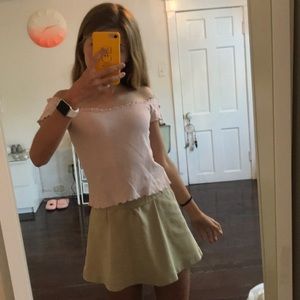 BRAND NEW Brandy Melville Pink Off the Shoulder!!